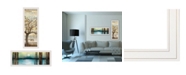 Trendy Decor 4U I met You/Living your Dreams 2-Piece Vignette by Marla Rae, White Frame, 15" x 39"